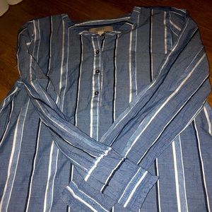 loft striped blouse
